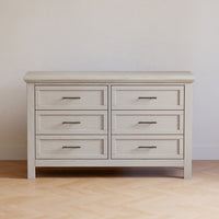 B14516WDF,Emory Farmhouse 6-Drawer Dresser in White Driftwood