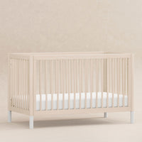 M12901NXW,Gelato 4-in-1 Convertible Crib w/Toddler Conversion Kit in Washed Natural  W Feet