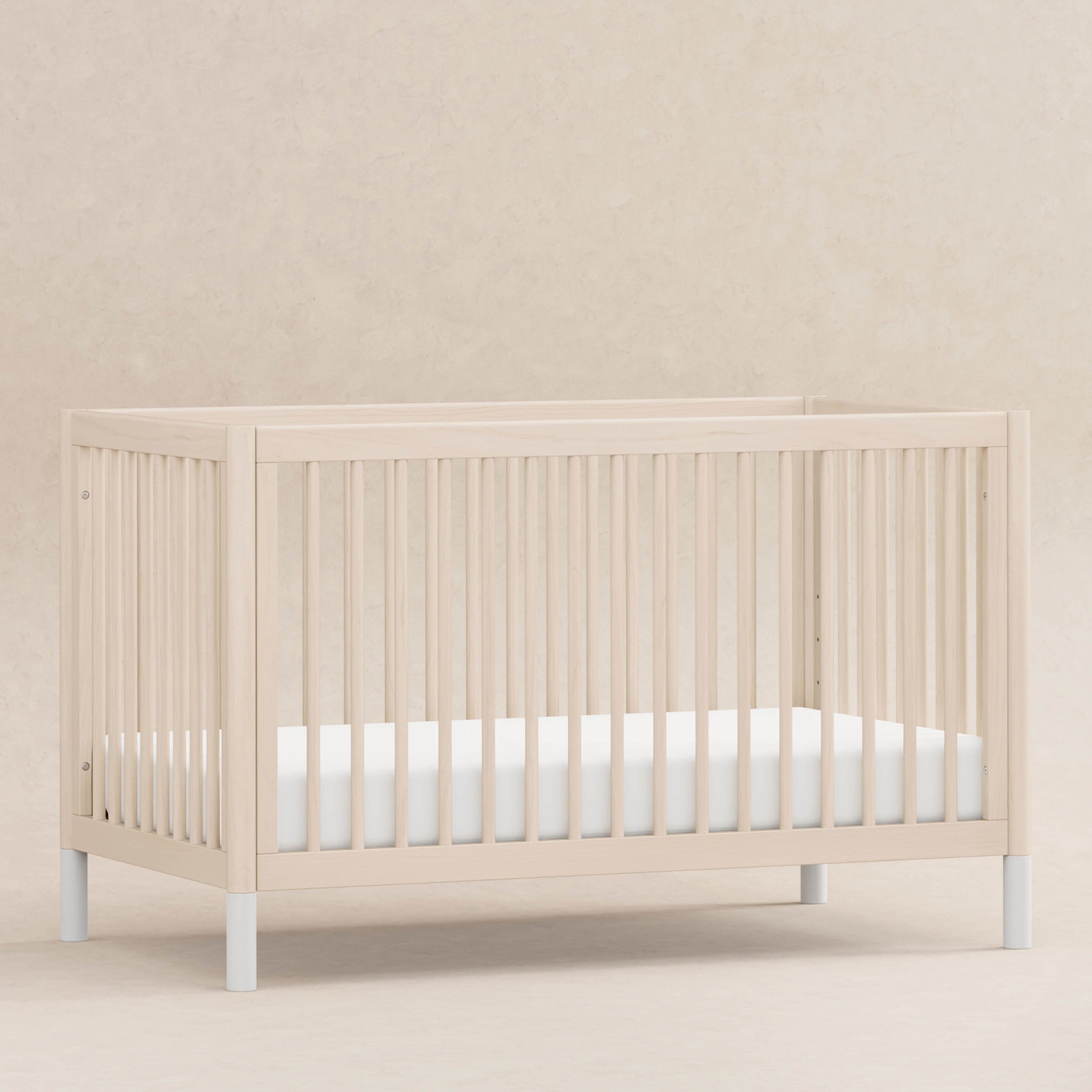 M12901NXW,Gelato 4-in-1 Convertible Crib w/Toddler Conversion Kit in Washed Natural  W Feet