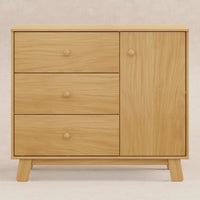 M32523HY,Hudson Modern 3-Drawer Dresser in Honey
