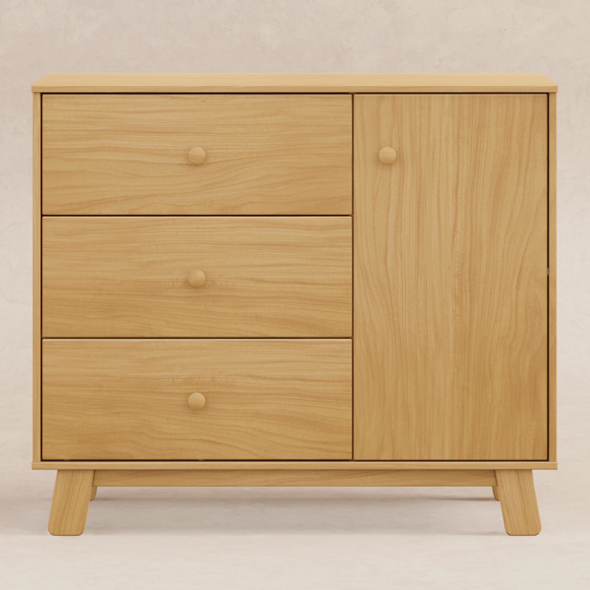 M32523HY,Hudson Modern 3-Drawer Dresser in Honey