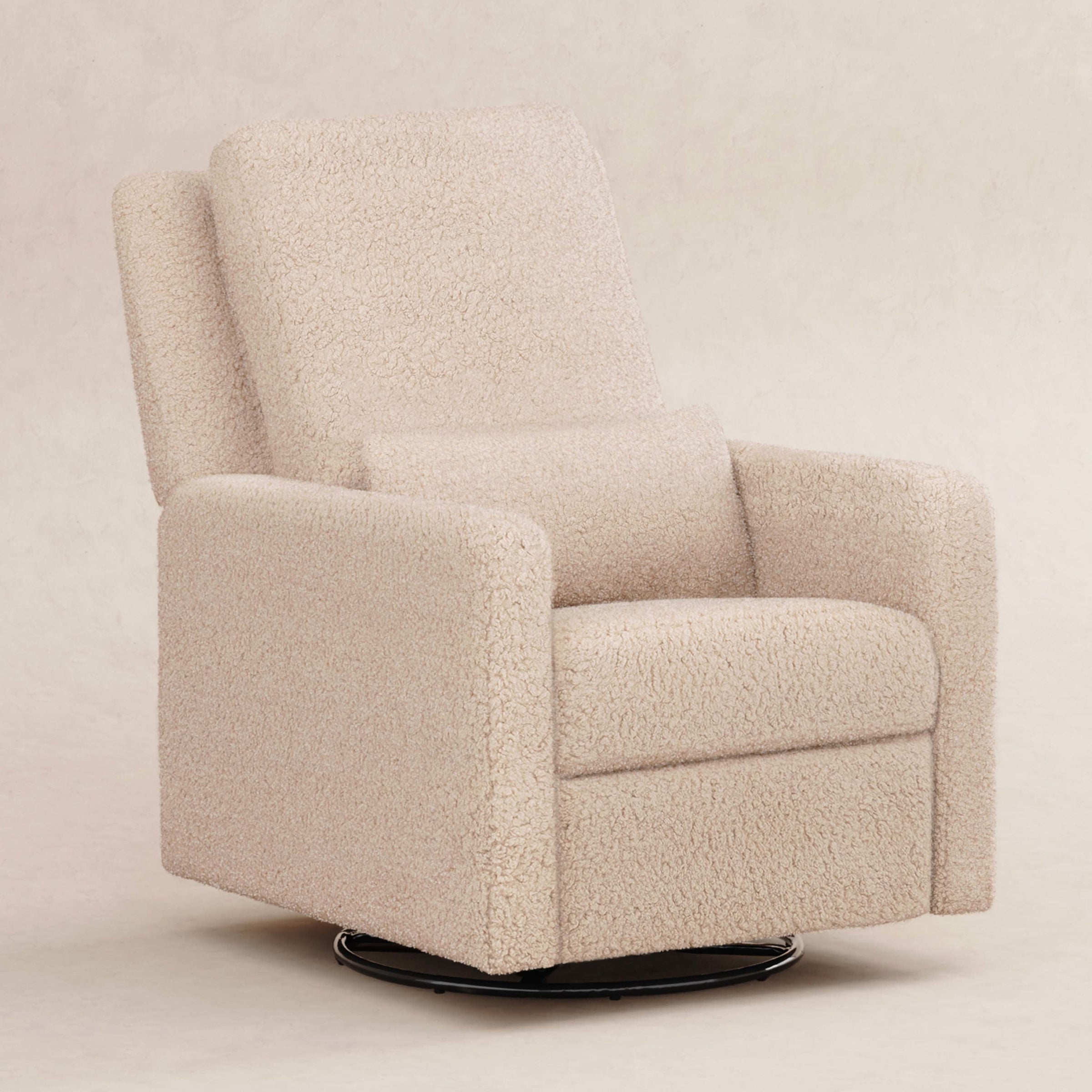 M23087CSG,Sigi Recliner and Swivel Glider in Chai Shearling