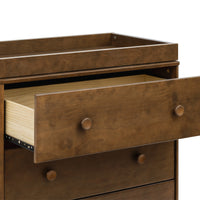 M9023NL,Lolly 3-Drawer Changer Dresser in Natural Walnut