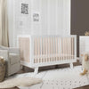 M4201WNX,Hudson 3-in-1 Convertible Crib w/ToddlerBedConversion Kit in White/Washed Natural