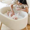M26834GYLB,babyletto x GATHRE Capsule Bassinet in Ivory
