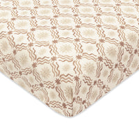 T34336ASR,Nate Berkus x Babyletto Mini Crib Sheet in Autumn Star