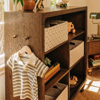 M33314TE,Nate Berkus x Babyletto Astre Assembled Bookcase in Toffee