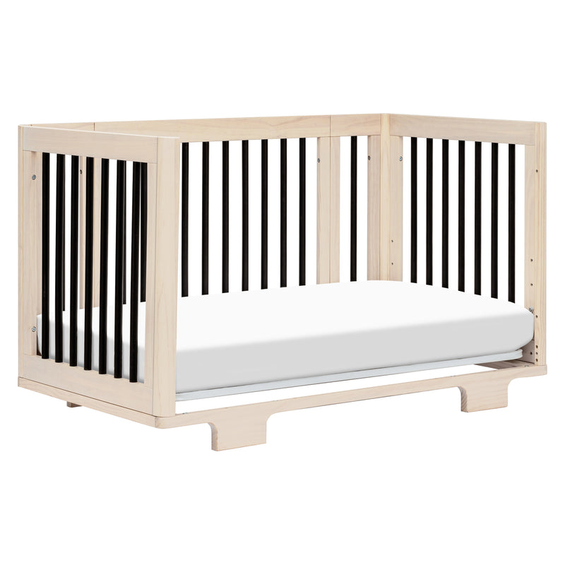 M23401NXB,Yuzu 8-in-1 Convertible Crib w/All-Stages Conversion in Washed Natural/Black