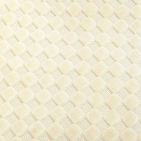 M22985IVC,Enoki Storage Ottoman in Ivory Velvet Checker