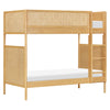 M25994HYNC,Bondi Cane Convertible Bunk Bed in Honey with Natural Cane