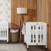 M6698W,Origami Mini Crib in White Finish