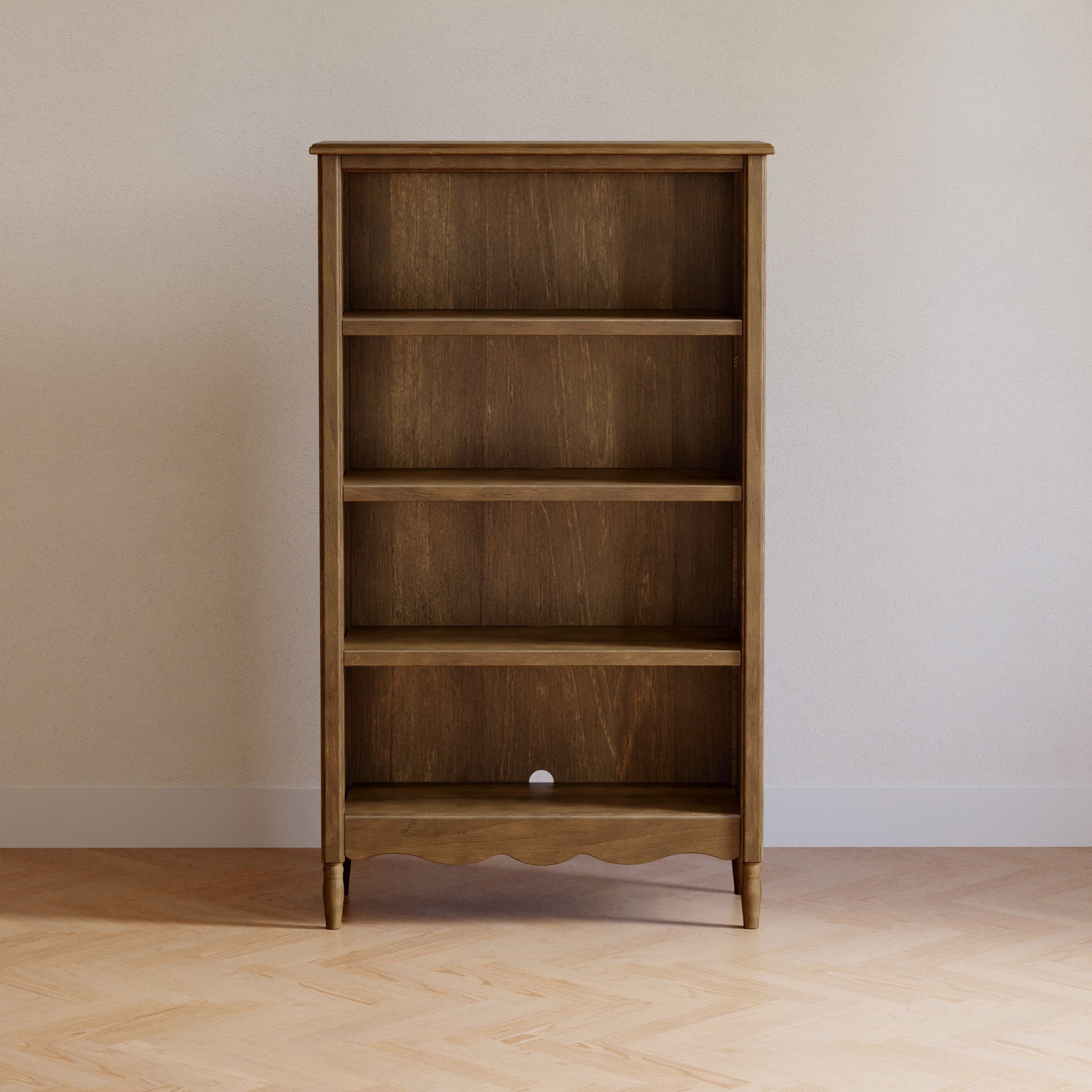M7114NL,Liberty Assembled Bookcase in Natural Walnut
