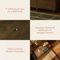 M33316TE,Nate Berkus x Babyletto Astre 6-Drawer Dresser in Toffee