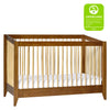 M10301CTN,Sprout 4-in-1 Convertible Crib w/Toddler Bed Conversion Kit in Chestnut&Natural