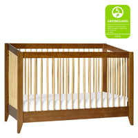 M10301CTN,Sprout 4-in-1 Convertible Crib w/Toddler Bed Conversion Kit in Chestnut&Natural