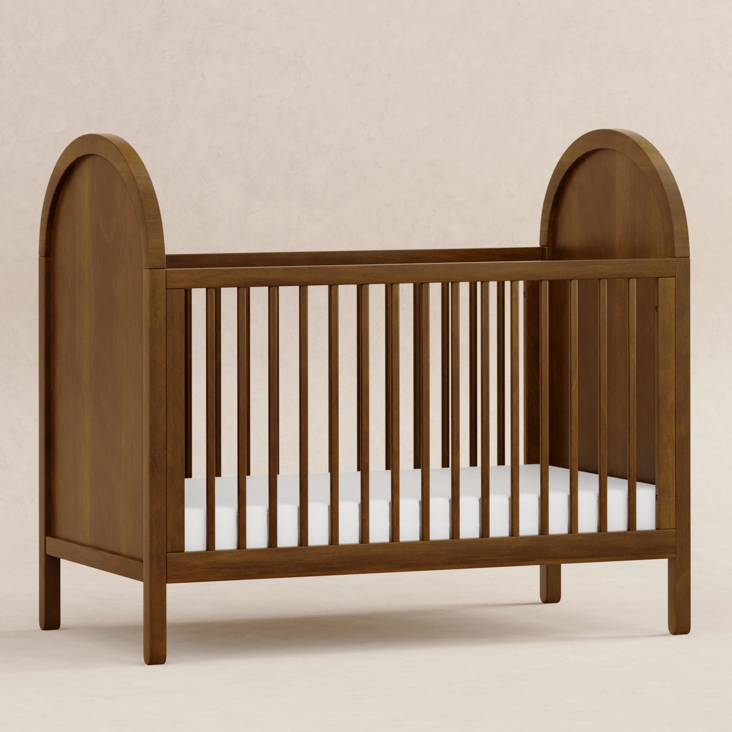M25601NL,Bondi 3-in-1 Convertible Crib w/ Toddler Bed Kit in Natural Walnut