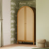 M25929HY,Bondi Cane Armoire  Assembled in Honey