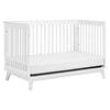 M5801W,Scoot 3-in-1 Convertible Crib w/Toddler Bed Conversion Kit in White