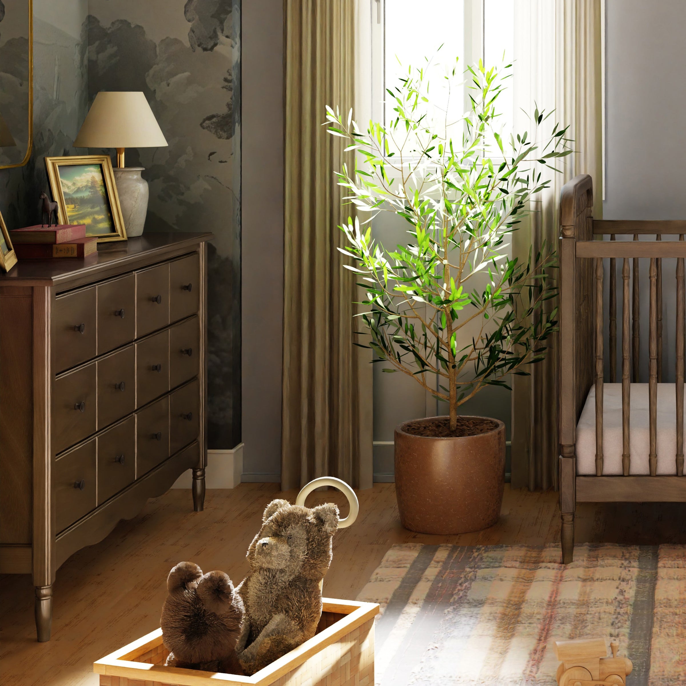 M7116NL,Liberty 6-Drawer Assembled Dresser in Natural Walnut