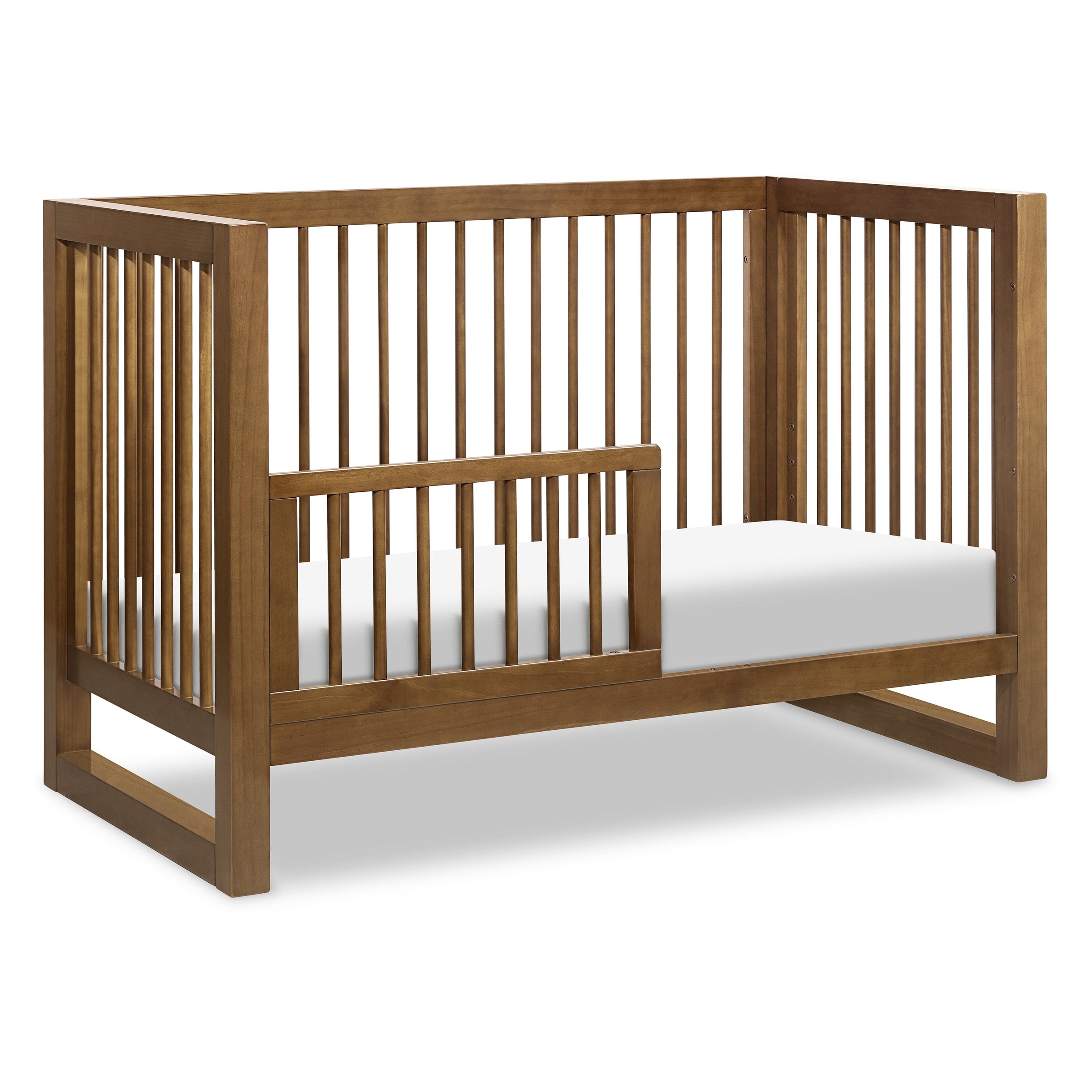 M23301NL,Nantucket 3-in-1 Convertible Crib w/Toddler Bed Conversion Kit in Natural Walnut