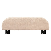 M32099CSG,Upholstered Twin/Full Bed Guardrails in Chai Shearling