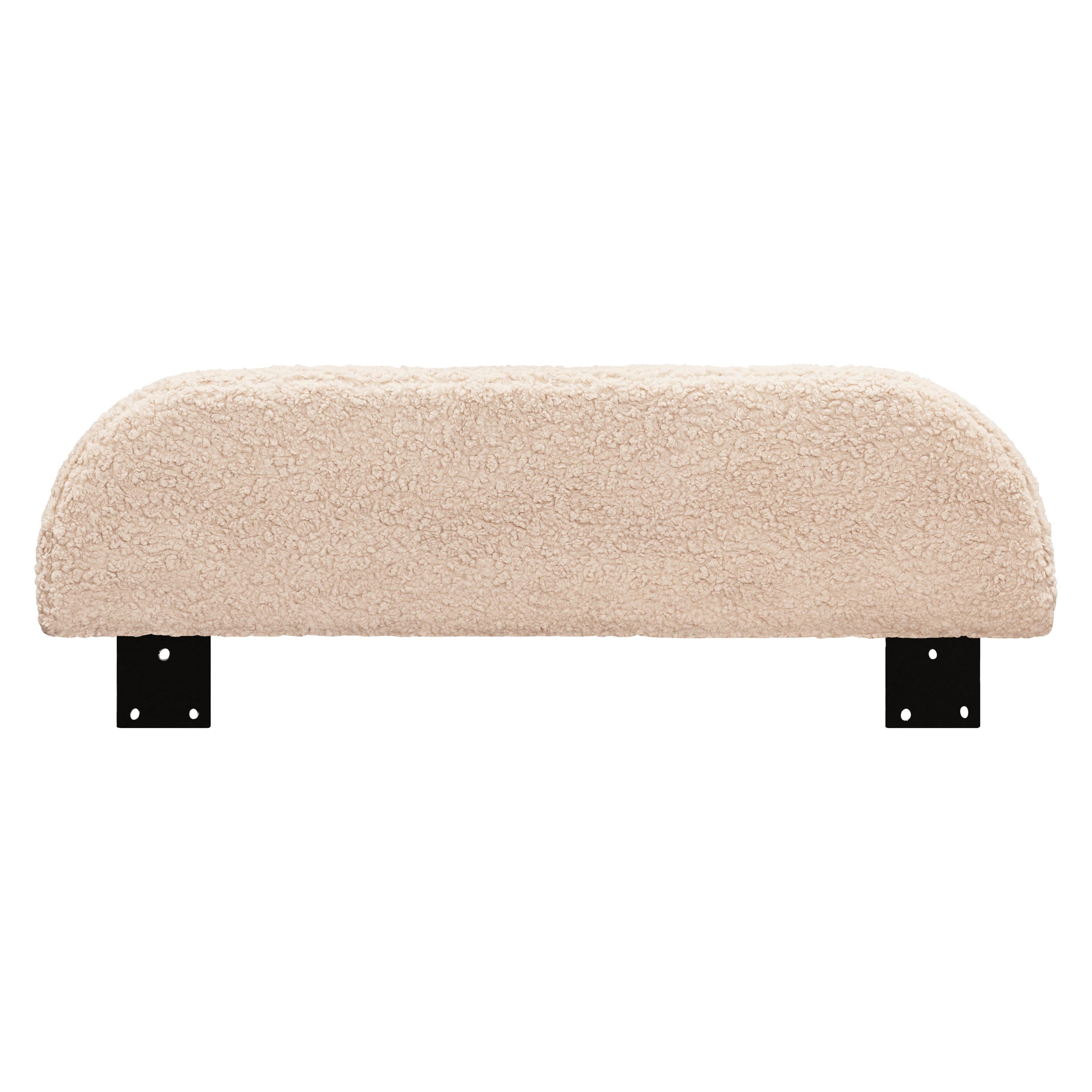 M32099CSG,Upholstered Twin/Full Bed Guardrails in Chai Shearling