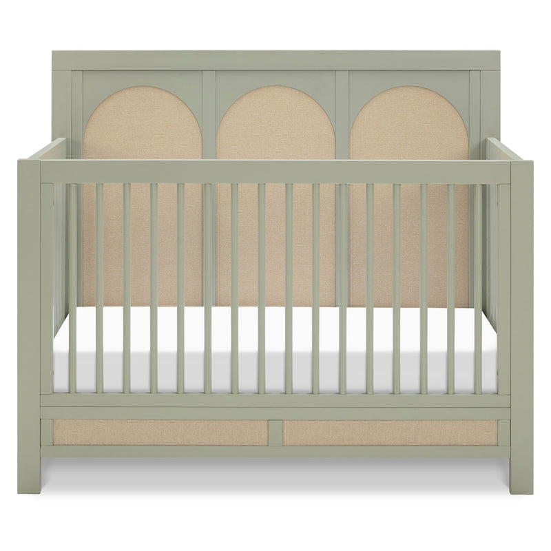 M24801FSPSEW,Eloise 4-in-1 Convertible Crib in French Sage and Performance Sand Eco-Weave