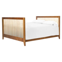 M10301CTN,Sprout 4-in-1 Convertible Crib w/Toddler Bed Conversion Kit in Chestnut&Natural