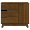 M4223NL,Hudson 3-Drawer Changer Dresser w/Removable Changing Tray in Natural Walnut