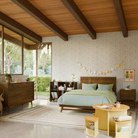 M15996NL,Palma Full Bed in Natural Walnut