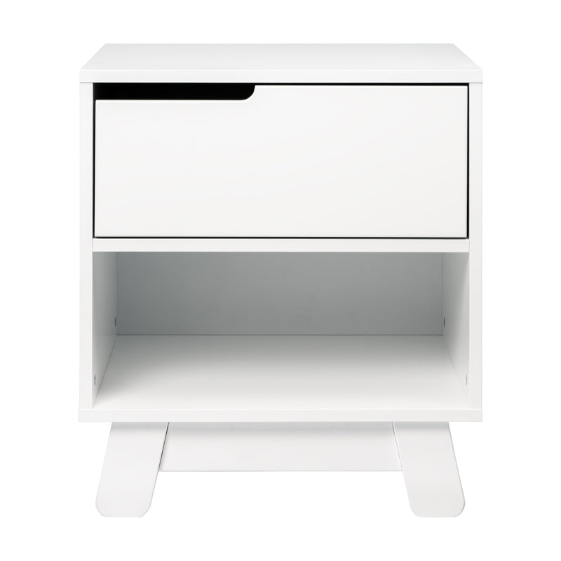 M4260W,Hudson Nightstand with USB Port in White