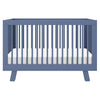 M4201CVB,Hudson 3-in-1 Convertible Crib w/Toddler Bed Conversion Kit in Cove Blue