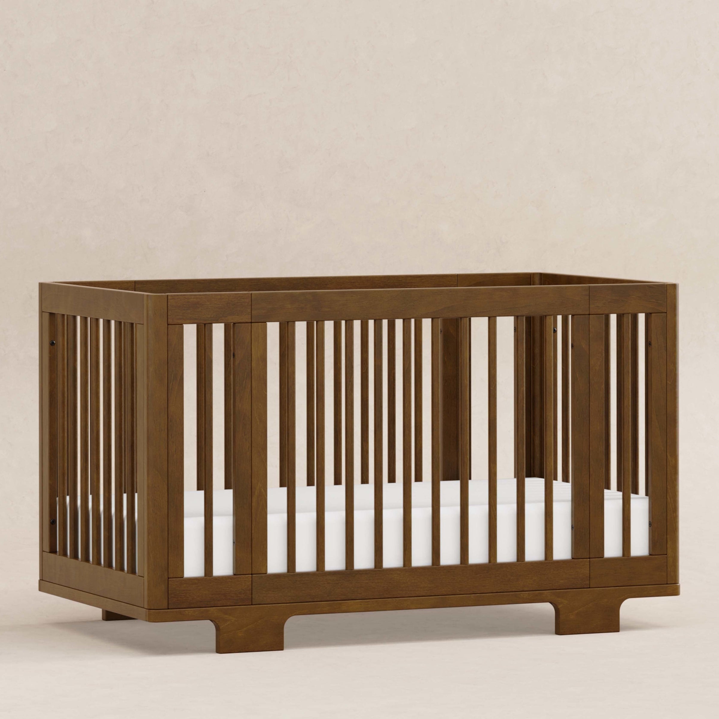 M23401NL,Yuzu 8-in-1 Convertible Crib w/All-Stages Conversion Kits in Natural Walnut