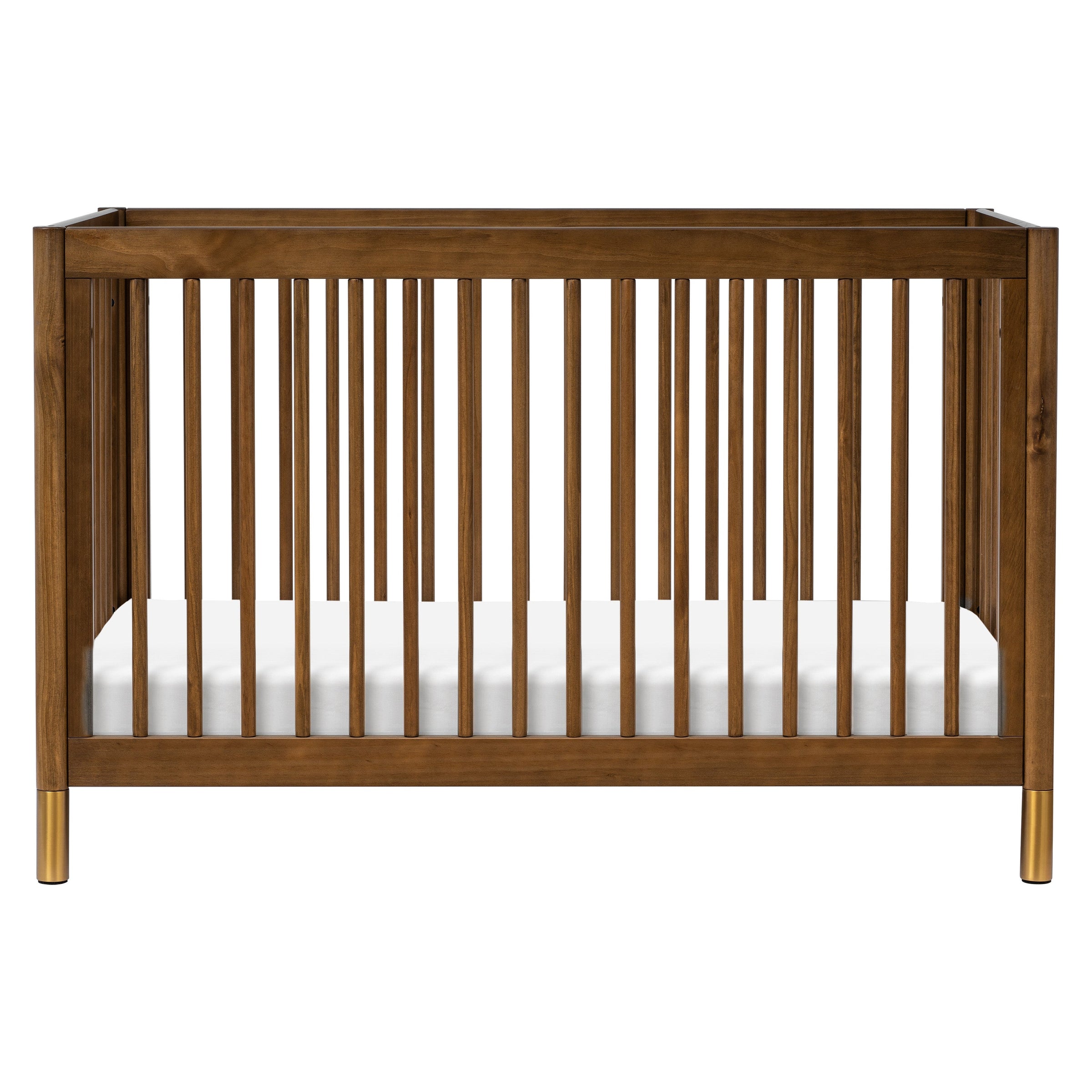 M12901NLGLD,Gelato 4-in-1 Convertible Crib w/Toddler Conversion Kit in Natural Walnut Gold Ft