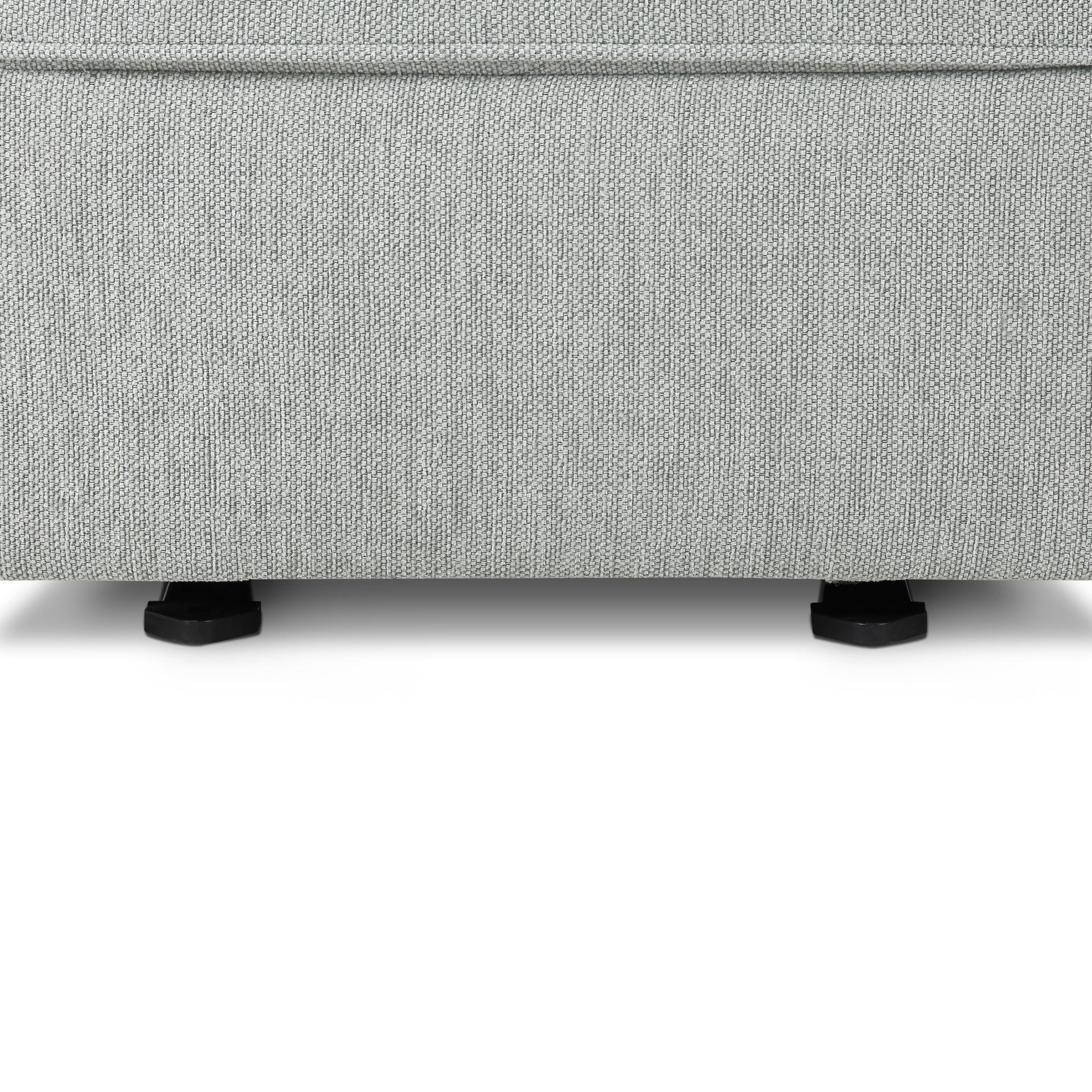 M17285FWLG,Willa/Alden Gliding Ottoman in Feathered Grey Weave