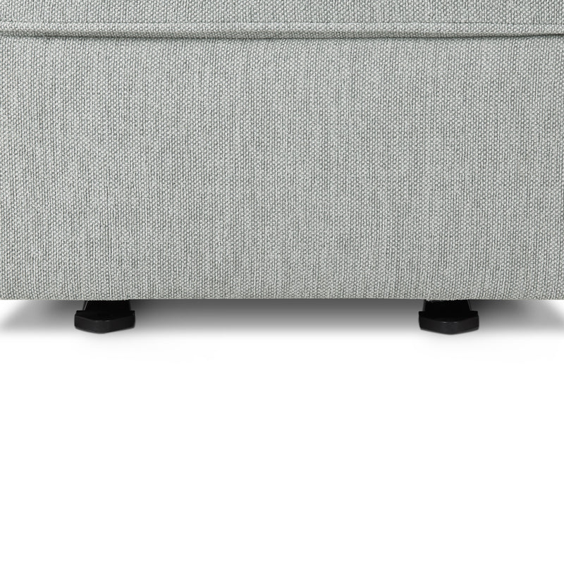M17285FWLG,Willa/Alden Gliding Ottoman in Feathered Grey Weave