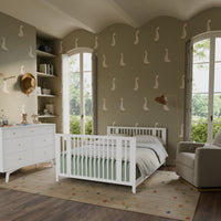 M30880W,Rolli 9-in-1 Convertible All-Stages?? Crib w/ Bassinet & Toddler Bed Kits in White