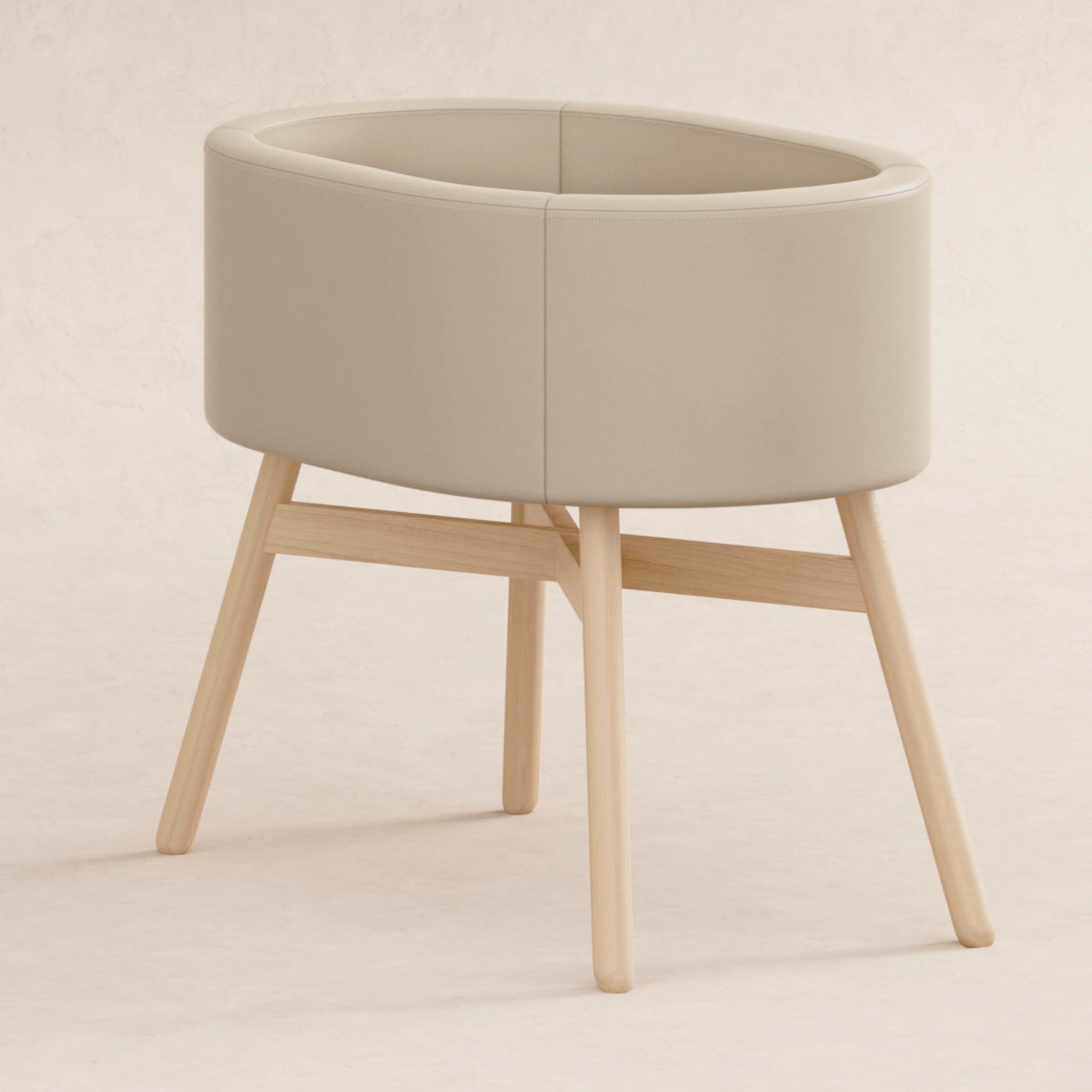 M26834GMLB,babyletto x GATHRE Capsule Bassinet in Millet