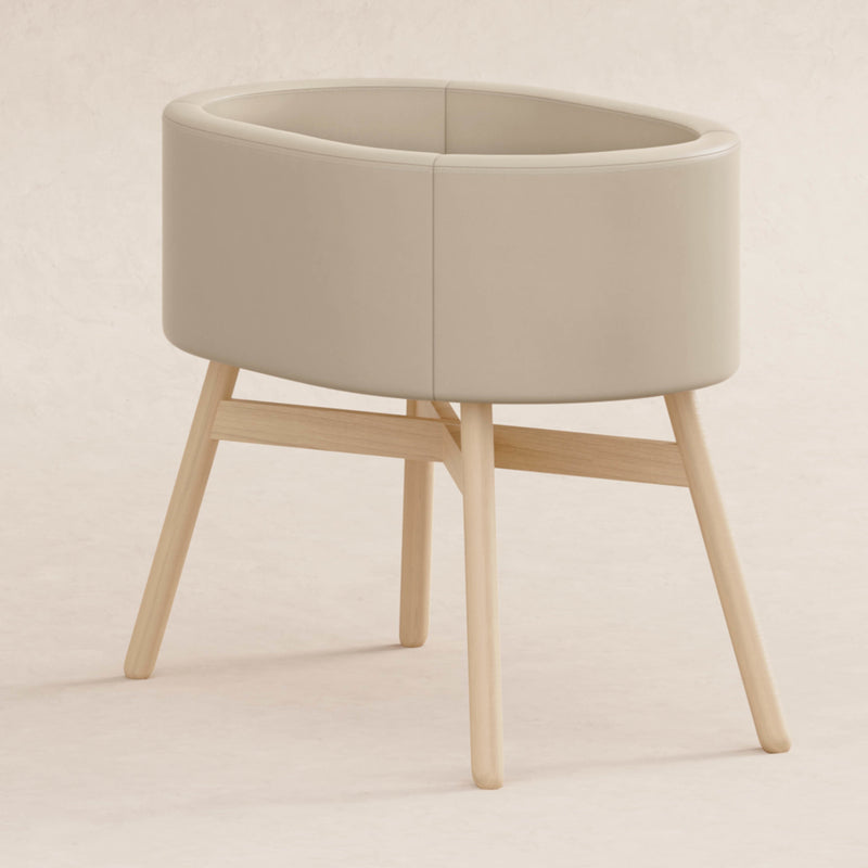M26834GMLB,babyletto x GATHRE Capsule Bassinet in Millet