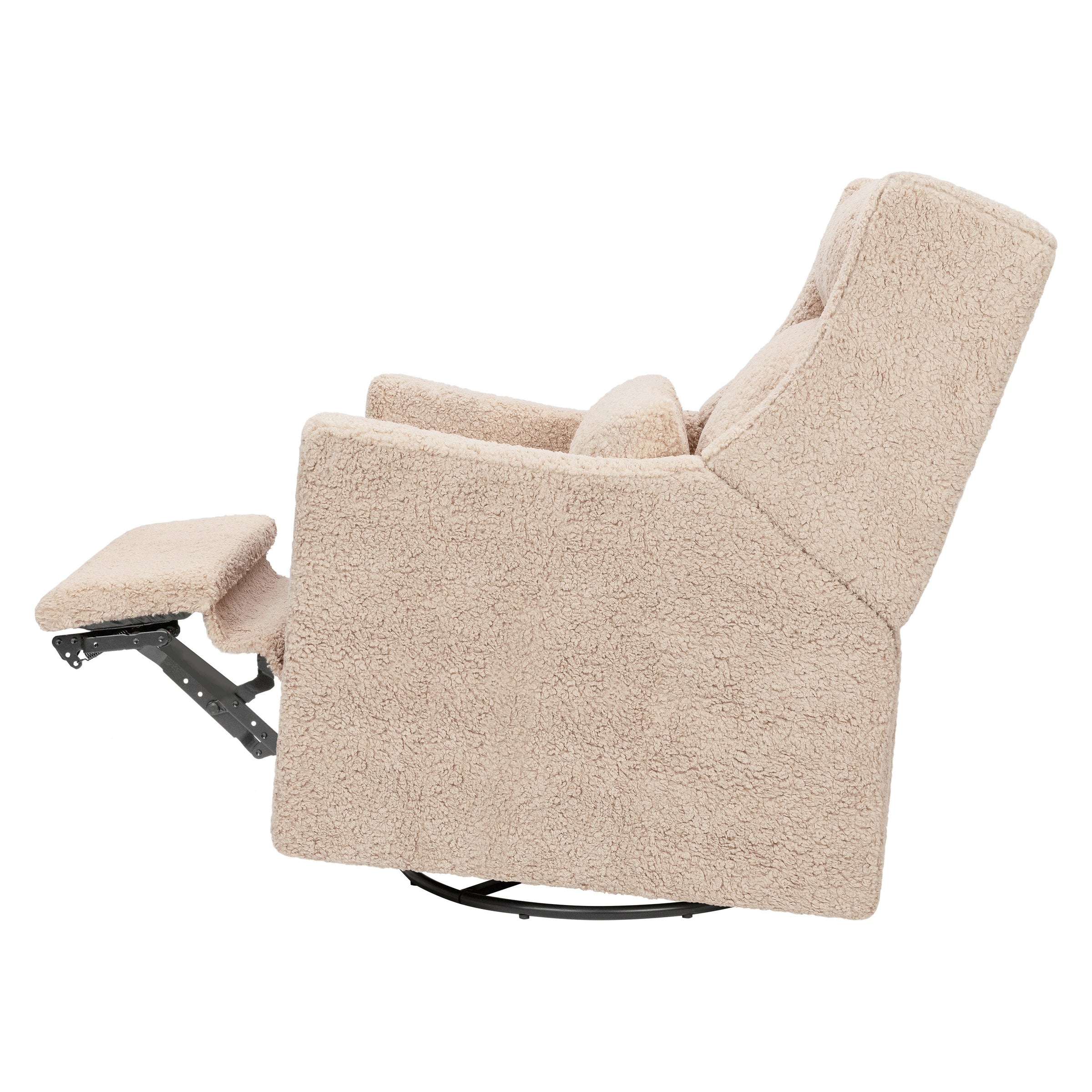 M11286CSG,Kiwi Plus Power Glider Recliner w/ Power Headrest in Chai Shearling