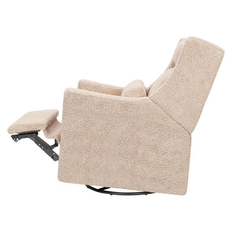 M11286CSG,Kiwi Plus Power Glider Recliner w/ Power Headrest in Chai Shearling