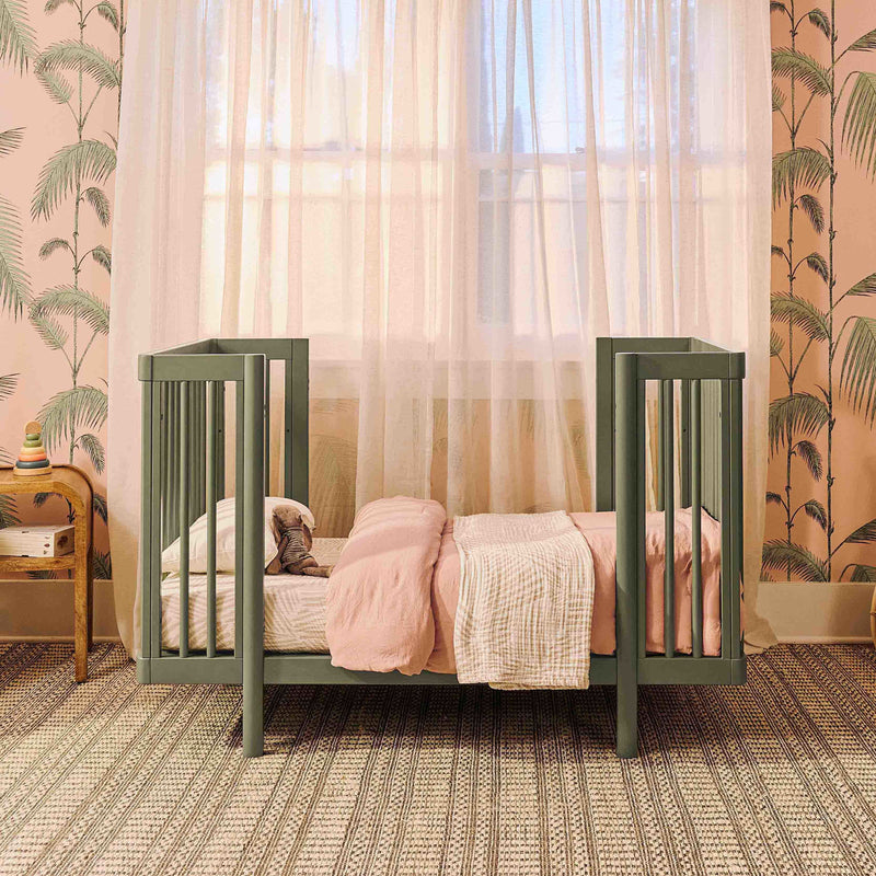 M29880OL,Pogo 8-in-1 Convertible Crib w/All-Stages Conversion Kits in Olive