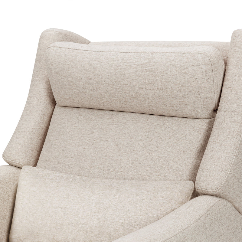 M11286PBEW,Kiwi Plus Power Glider Recliner w/ Power Headrest in Performance Beach Eco-Weave