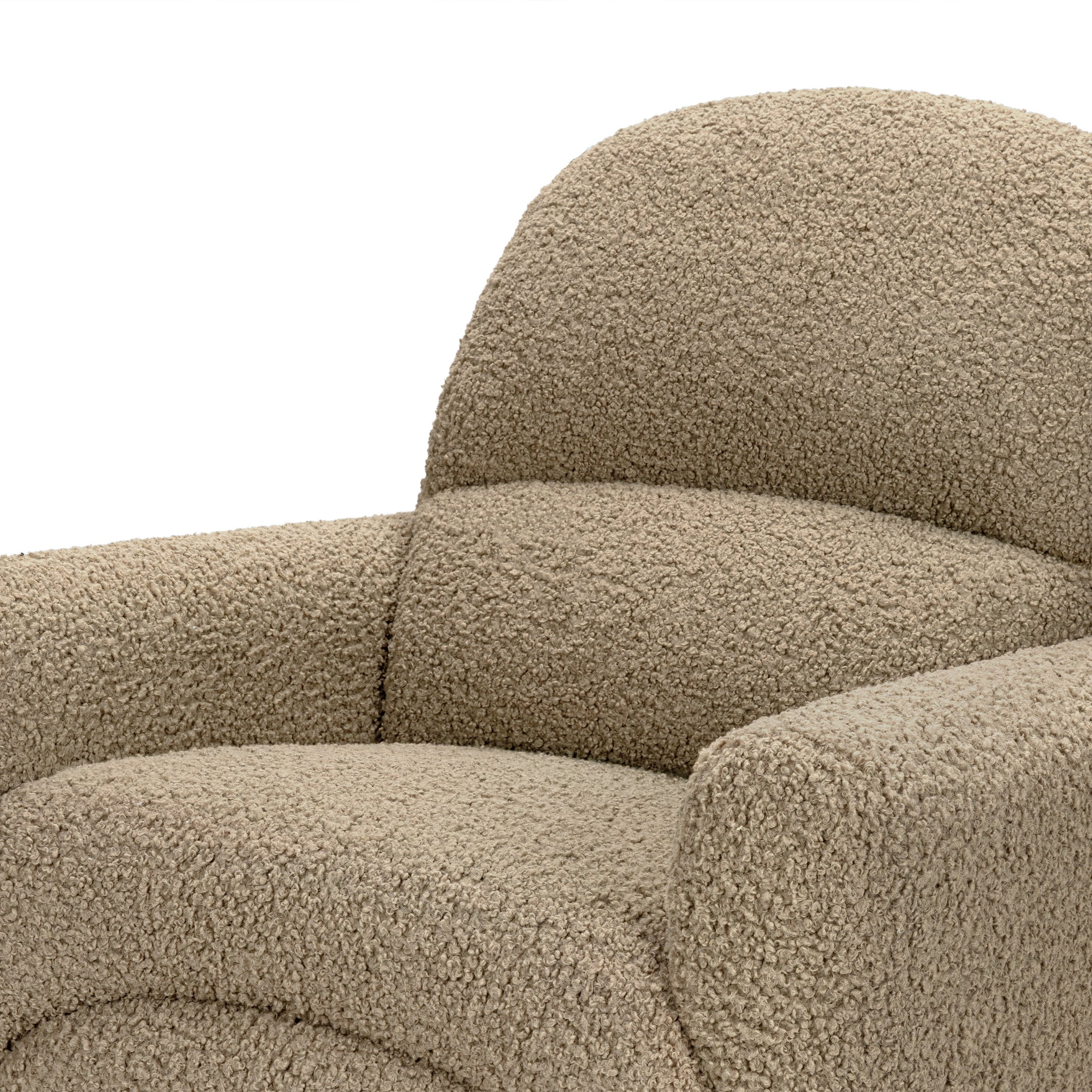 M30087LT,Rainbow Recliner and Swivel Glider in Latte Teddy Loop