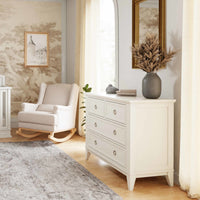 M10716RW,Emma Regency 4-Drawer Dresser in Warm White