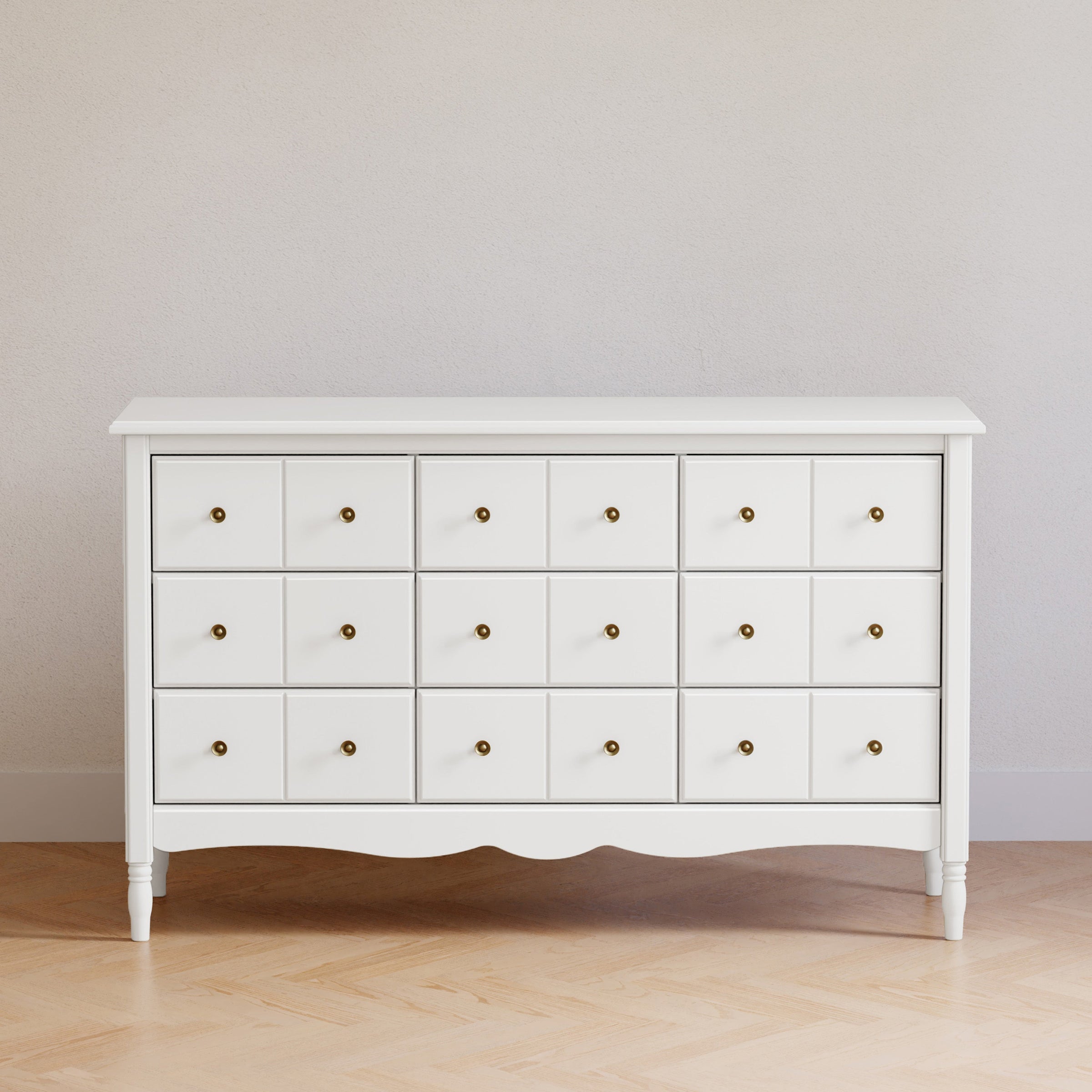 M7128RW,Liberty 9-Drawer Assembled Dresser in Warm White