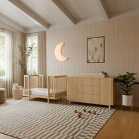 M29880BD,Pogo 8-in-1 Convertible Crib w/All-Stages Conversion Kits in Blonde