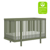 M29880OL,Pogo 8-in-1 Convertible Crib w/All-Stages Conversion Kits in Olive