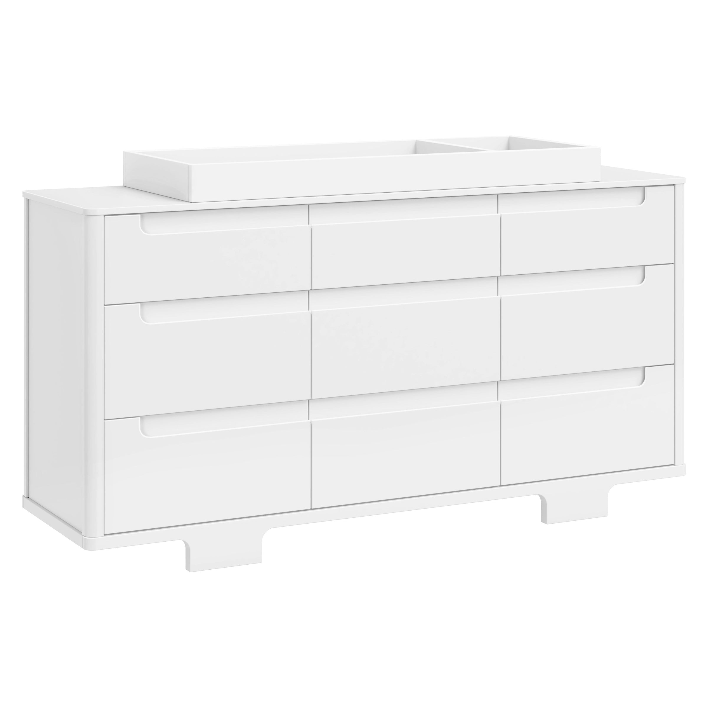 M23428W,Yuzu 9-Drawer Dresser  Assembled in White