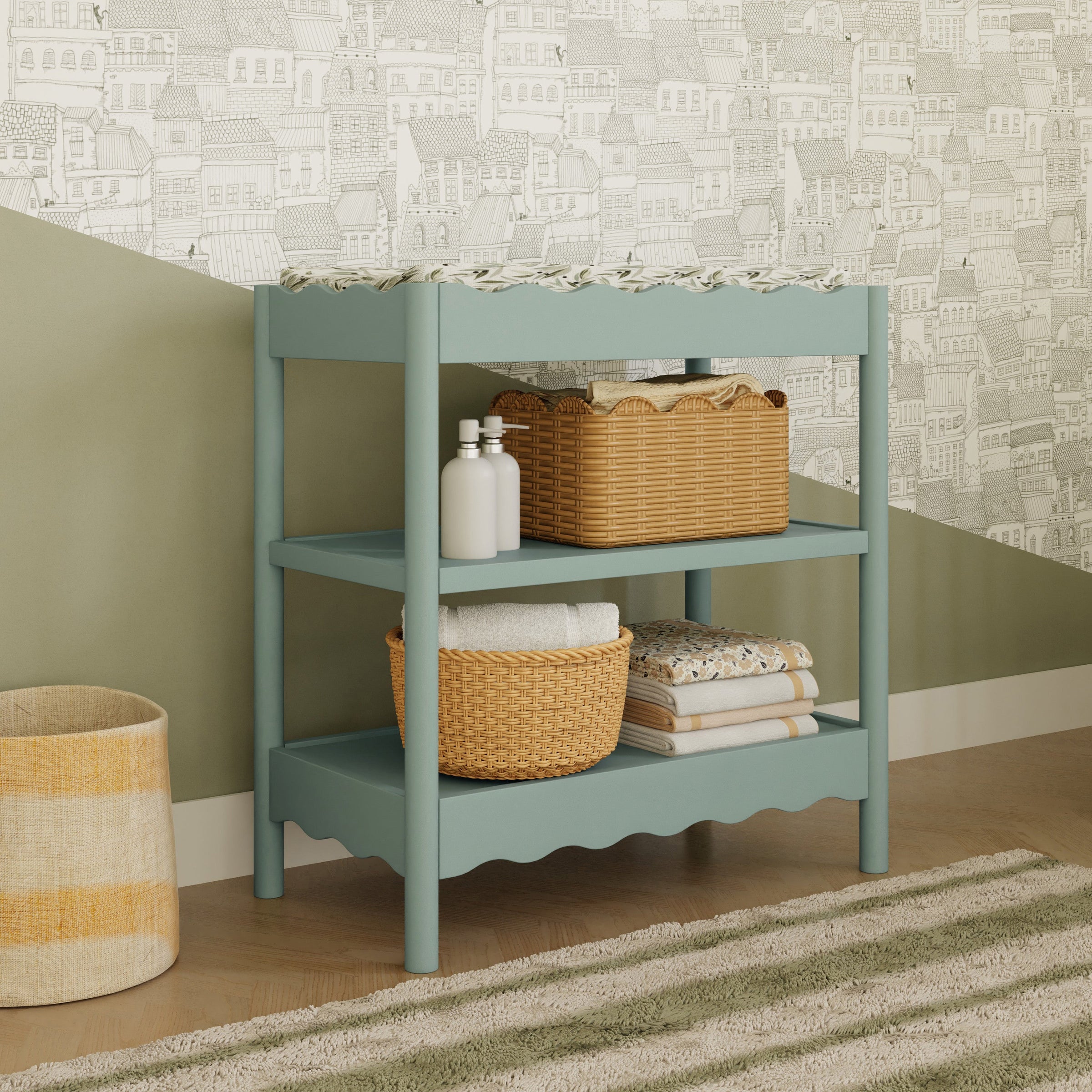 M27902LS,Swell Changing Table in Light Sage